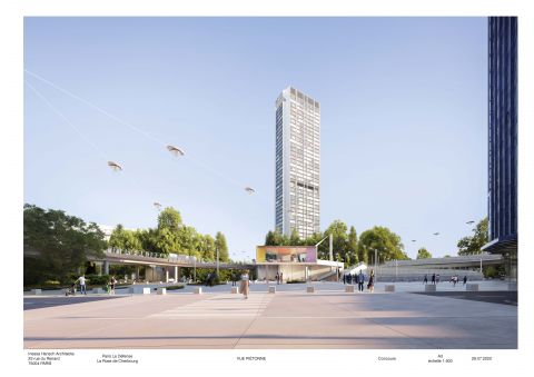 PARIS LA DEFENSE, Rose de Cherbourg / Concours