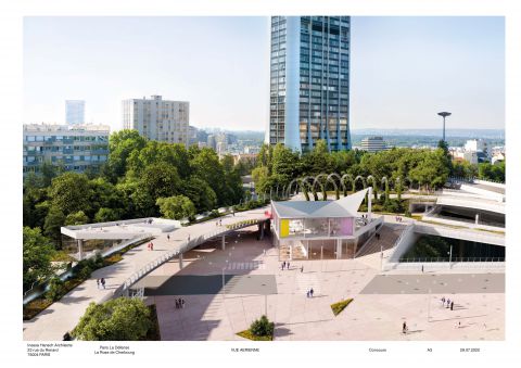 PARIS LA DEFENSE, Rose de Cherbourg