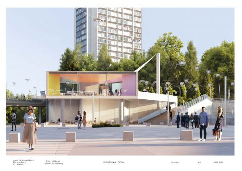 PARIS LA DEFENSE, Rose de Cherbourg / Concours