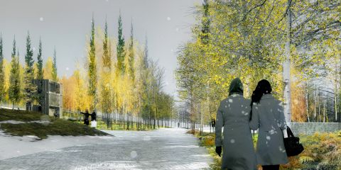 MINNEAPOLIS, jardin du Walker Art center / Concept