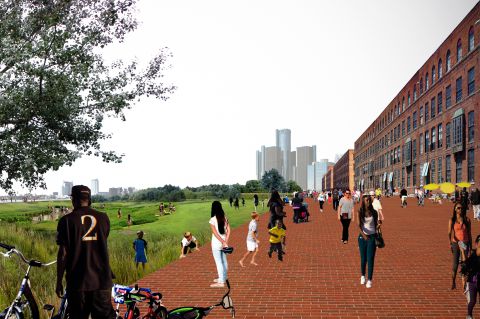 DETROIT, East River Front